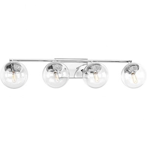 Mod - 4 Light in Mid-Century Modern style - 33 Inches wide by 6.75 Inches high - 544228