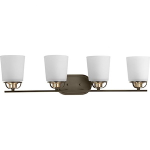 West Village - 4 Light in Farmhouse style - 32.25 Inches wide by 8.13 Inches high - 614813