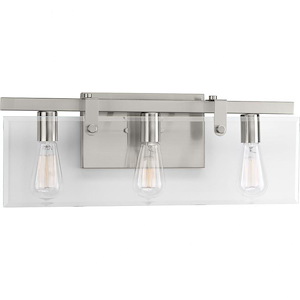 Glayse - 3 Light - Beveled Shade in Luxe and Modern style - 22.75 Inches wide by 8.38 Inches high - 687617