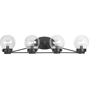 Spatial - 4 Light - Globe Shade in Bohemian and Modern style - 31.13 Inches wide by 6.5 Inches high - 687609