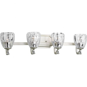 Anjoux - 4 Light in Luxe and New Traditional and Transitional style - 32 Inches wide by 7.5 Inches high - 687605