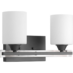 Dart - 2 Light - Cylinder Shade in Modern style - 14.25 Inches wide by 7.88 Inches high - 687590