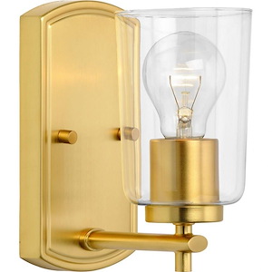 Adley - 1 Light - Cylinder Shade in New Traditional and Transitional and Traditional style - 4.5 Inches wide by 7.75 Inches high - 881280