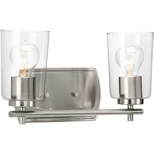 Adley - 2 Light - Cylinder Shade in New Traditional and Transitional and Traditional style - 13.88 Inches wide by 7.63 Inches high - 881282