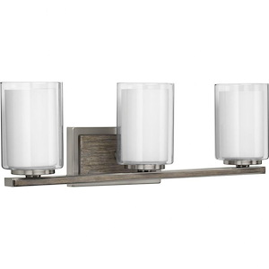 Mast - 3 Light - Cylinder Shade in Coastal style - 24 Inches wide by 7.75 Inches high - 881339