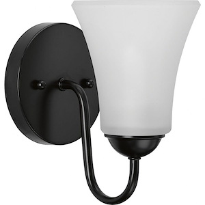 Classic - 1 Light - Bell Shade in Transitional and Traditional style - 5 Inches wide by 8 Inches high - 881294