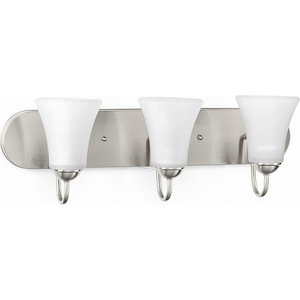Classic - 3 Light - Bell Shade in Transitional and Traditional style - 24 Inches wide by 7.88 Inches high - 881296