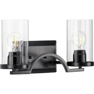 Lassiter - 2 Light - Cylinder Shade in Modern style - 16 Inches wide by 8 Inches high - 930193