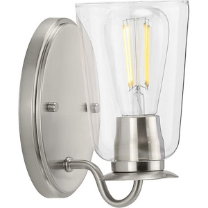 Durrell - 1 Light - Bell Shade in Coastal style - 4.63 Inches wide by 7.88 Inches high - 930129