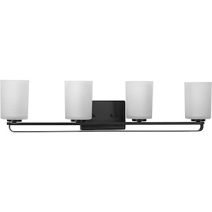 League - 4 Light Bath Vanity In Modern Craftsman Style-7.62 Inches Tall and 5.5 Inches Wide - 1265516