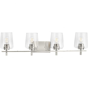 Calais - 4 Light Bath Vanity In New Traditional Style-8.5 Inches Tall and 6.5 Inches Wide - 1100801
