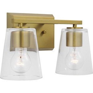 Vertex - 2 Light Bath Vanity In Contemporary Style-7.5 Inches Tall and 6.25 Inches Wide - 1302554