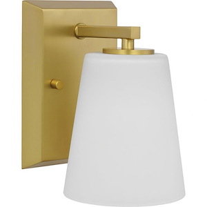 Vertex - 1 Light Bath Vanity In Contemporary Style-7.5 Inches Tall and 6.25 Inches Wide - 1302555