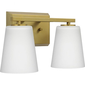 Vertex - 2 Light Bath Vanity In Contemporary Style-7.5 Inches Tall and 6.25 Inches Wide - 1302179