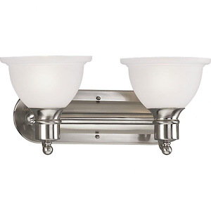 Madison - 2 Light - Bell Shade in Transitional and Traditional style - 17.5 Inches wide by 8 Inches high - 117456