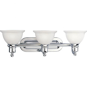 Madison - 3 Light - Bell Shade in Transitional and Traditional style - 27.5 Inches wide by 8 Inches high - 117452