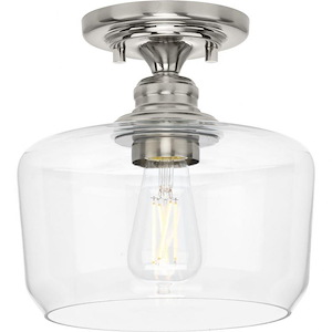 Aiken - 1 Light Flush Mount In Farmhouse Style-9 Inches Tall and 9 Inches Wide - 1265531