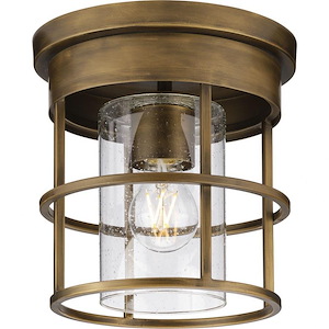 Burgess - 1 Light Flush Mount In Modern Style-8.87 Inches Tall and 8.87 Inches Wide - 1283924