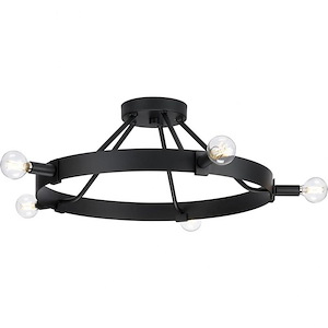Breckenridge - 5 Light Flush Mount In Modern Style-7.5 Inches Tall and 22.5 Inches Wide - 1284012