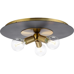 Trimble - 3 Light Flush Mount In Industrial Style-4.25 Inches Tall and 18 Inches Wide - 1302215