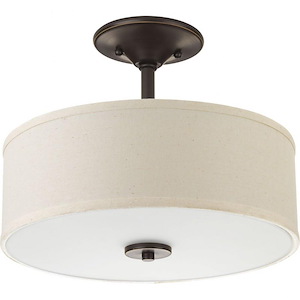 Inspire LED - Close-to-Ceiling Light - 1 Light in Farmhouse style - 13 Inches wide by 10.63 Inches high - 614857