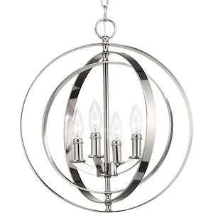 Equinox - 4 Light in Luxe and New Traditional and Transitional style - 16 Inches wide by 18.38 Inches high - 930141
