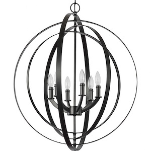 Equinox - 6 Light in Luxe and New Traditional and Transitional style - 27.75 Inches wide by 30 Inches high - 930142