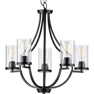Lassiter - 26 Inch Height - Chandeliers Light - 5 Light - Cylinder Shade - Line Voltage - 930185