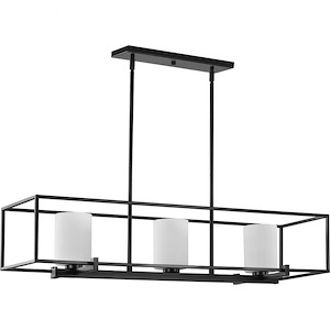 Chadwick - Chandeliers Light - 3 Light - Cylinder Shade in Modern style - 40 Inches wide by 8.75 Inches high - 930113