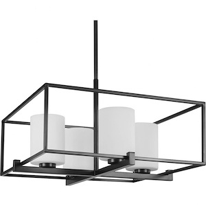 Chadwick - Chandeliers Light - 4 Light - Cylinder Shade in Modern style - 21.63 Inches wide by 12.88 Inches high - 930110