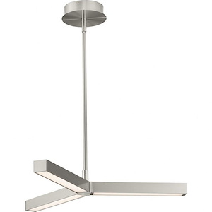 Planck - 26.5 Inch 90W 3 LED Chandelier - 1211146
