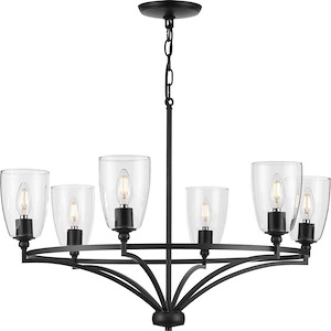 Parkhurst - 6 Light Chandelier In New Traditional Style-14 Inches Tall and 30 Inches Wide - 1100790