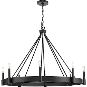 Breckenridge - 8 Light Chandelier In Modern Style-27 Inches Tall and 38 Inches Wide - 1284016
