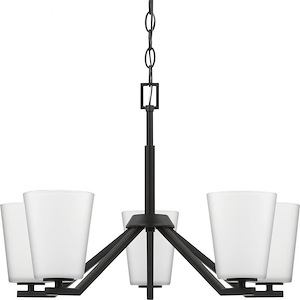 Vertex - 5 Light Chandelier In Contemporary Style-15.25 Inches Tall and 22.5 Inches Wide - 1302191