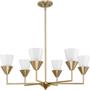 Pinellas - 6 Light Chandelier-11.25 Inches Tall and 30 Inches Wide - 1325211