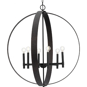 Allegheny - 6 Light Chandelier-35.5 Inches Tall and 32 Inches Wide - 1340513