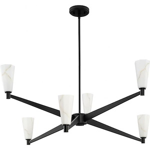 Tosca - 6 Light Chandelier-16.12 Inches Tall and 41 Inches Wide - 1340514