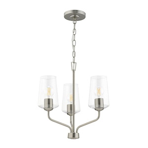 Celino - 3 Light Chandelier-17.87 Inch Tall and 18 Inch Wide - 1375155