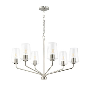 Celino - 6 Light Chandelier-21 Inch Tall and 32 Inch Wide - 1378034
