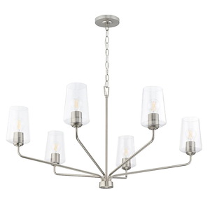Celino - 6 Light Large Chandelier-21 Inch Tall and 40 Inch Wide - 1375159