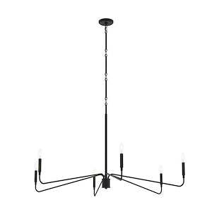 Pilar - 6 Light Extra Large Chandelier-28 Inch Tall and 50 Inch Wide - 1428505