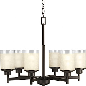 Alexa - Chandeliers Light - 6 Light in Modern style - 25 Inches wide by 19.75 Inches high - 614939