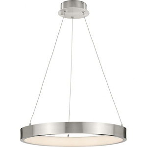 Inverse - 27W 1 LED Pendant In Modern Style-2.4 Inches Tall and 20 Inches Wide - 1100835