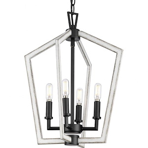 Galloway - 4 Light Foyer In Modern Farmhouse Style-18.37 Inches Tall and 14.25 Inches Wide - 1155586