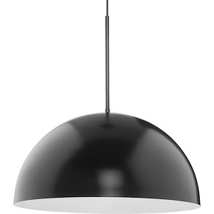 Perimeter - 1 Light Pendant In Mid-Century Modern Style-12.5 Inches Tall and 23.62 Inches Wide - 1284009