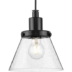 Hinton - 1 Light Pendant In Farmhouse Style-8.62 Inches Tall and 8 Inches Wide - 1283930