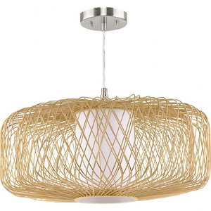 Cordova - 1 Light Large Pendant In Modern Style-12 Inches Tall and 22 Inches Wide - 1302227
