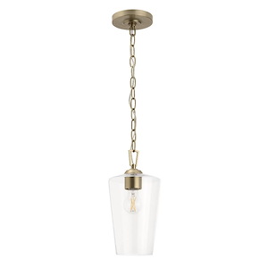 Celino - 1 Light Pendant-11 Inch Tall and 5 Inch Wide - 1378037