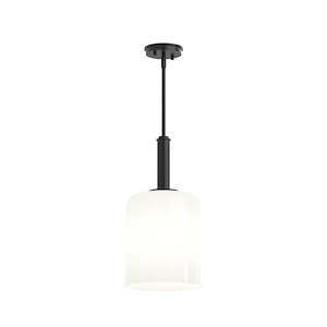 Reines - 1 Light Opal Pendant-18 Inch Tall and 9 Inch Wide - 1428518