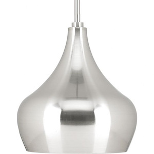 Onion LED Pendant - Pendants Light - 1 Light in Mid-Century Modern style - 10 Inches wide by 10.75 Inches high - 495777